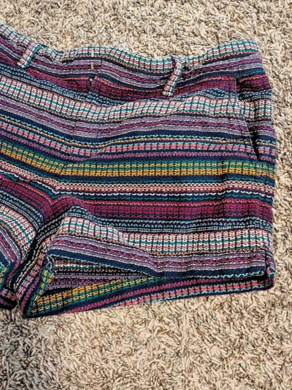 City Streets Shorts Striped Shorts in Blue Size 12 Like New